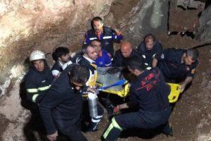 G&ouml;&ccedil;&uuml;k altıda kalan iş&ccedil;i ağır yaralandı