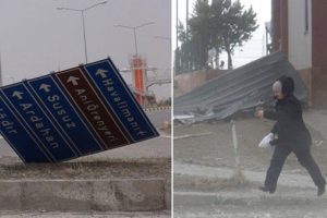 Fırtına hayatı fel&ccedil; etti