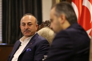 Dışişleri Bakanı &Ccedil;avuşoğlu'dan Aktaş'a ziyaret