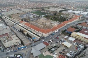 T&uuml;rkiye'nin en b&uuml;y&uuml;k k&uuml;t&uuml;phanesi havadan g&ouml;r&uuml;nt&uuml;lendi