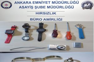 Ankara'da hırsızlara şafak vakti operasyon