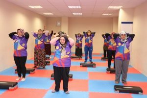 Spor projesi Kıyafet Teyzeye şifa oldu