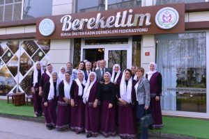 Bursa'da Başkan Bozbey &uuml;reten kadın dernekleriyle buluştu