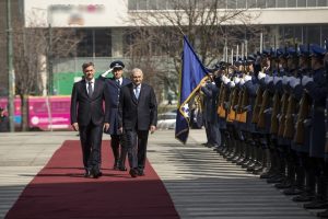 Yıldırım Bosna Hersek'te resmi t&ouml;renle karşılandı