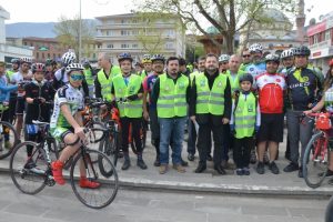 Bursa'da sağlıklı yaşam i&ccedil;in pedal &ccedil;evirdiler