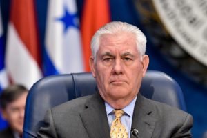 Tillerson, Dışişlerinin internet sitesinden &ccedil;ıkarıldı