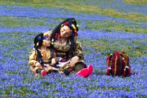 'Mor yayla'ya vatandaşlar akın etti