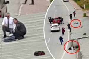 Korkun&ccedil; kaza! Yaralı k&uuml;&ccedil;&uuml;k &ccedil;ocuk &ccedil;atıya u&ccedil;tu!