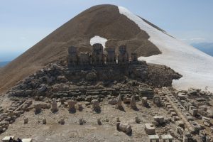 Nemrut Dağı g&ouml;ky&uuml;z&uuml;nden g&ouml;r&uuml;nt&uuml;lendi!