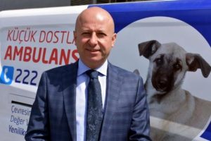 Yaralı hayvanlara 'K&uuml;&ccedil;&uuml;k Dostlar Ambulansı' ile m&uuml;dahale