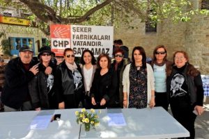 CHP'li kadınlardan imza kampanyası