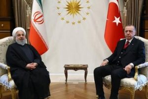 Cumhurbaşkanı Erdoğan ile Ruhani bir araya geldi