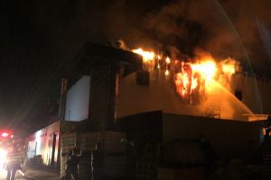 Sakarya'da fabrika yangını
