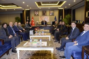MMO Bursa Şubesi'nden Bursa B&uuml;y&uuml;kşehir Belediye Başkanı Aktaş'a ziyaret