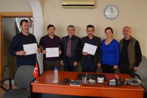 Bursa'da et &uuml;r&uuml;nleri kursiyerleri sertifikalarını aldı