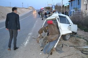 Aksaray'da trafik kazası: 2 yaralı