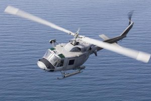 İtalyan donanmasına ait helikopter denize d&uuml;şt&uuml;