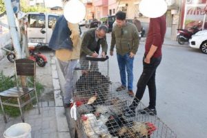 Pazarda keklik satışına para cezası kesildi