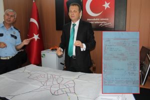 Emniyet m&uuml;d&uuml;r&uuml; kendi aracına ceza kestirdi