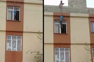 Pes artık! &Ccedil;ilingir &ccedil;ağırmamak i&ccedil;in bakın ne yaptı