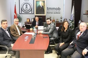 Mimarlar Odası Bursa'dan MMO Bursa'ya ziyaret