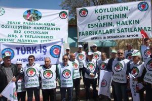 Şeker Fabrikası'nda &ouml;zelleştirme kararına tepki