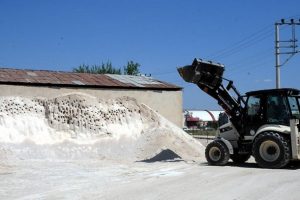 Kırlangı&ccedil; yuvası asfalt &ccedil;alışmalarını durdurdu