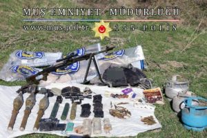 PKK'ya ait silah ve m&uuml;himmat ele ge&ccedil;irildi