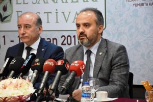 3. Bursa Geleneksel El Sanatları Festivali'nin basın toplantısı yapıldı