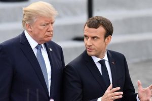 Trump Macron ile Suriye'yi g&ouml;r&uuml;şt&uuml;