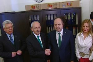 Kılı&ccedil;daroğlu, İbrahim &Ccedil;elebi ile bir araya geldi