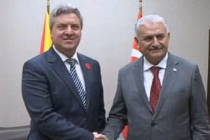 Yıldırım Makedonya Cumhurbaşkanı Ivanov'la g&ouml;r&uuml;şt&uuml;