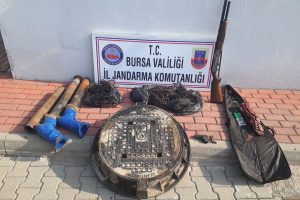 Bursa'da jandarma kablo hırsızlarını yakaladı