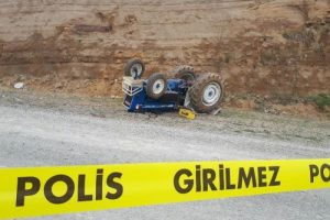 Devrilen trakt&ouml;r&uuml;n s&uuml;r&uuml;c&uuml;s&uuml; gen&ccedil; kız kurtarılamadı