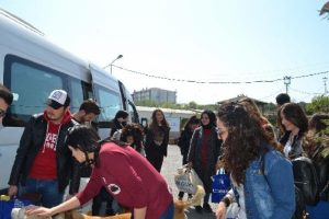 İG&Uuml; &ouml;ğrencileri "Yaşam M&uuml;cadelesine Ortak Ol'' dedi