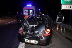 Bolu'da zincirleme trafik kazası: 7 yaralı