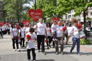 Bursa'da kalpleri için yürüdüler