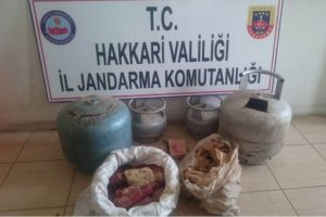 Hakkari'de 19 kilo plastik patlayıcı ele ge&ccedil;irildi