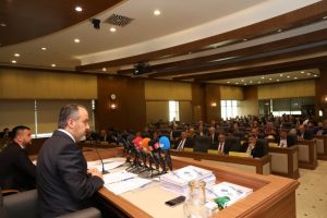 B&uuml;y&uuml;kşehir Belediye Meclisi'nde se&ccedil;im heyecanı yaşandı