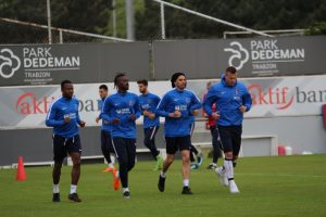 Trabzonspor, Antalyaspor ma&ccedil;ı hazırlıklarına başladı