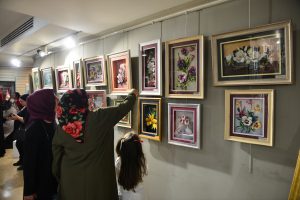 Bursa'da YIL-MEK kursiyerlerinden r&ouml;lyef sergisi