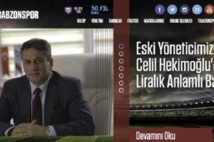 Hekimoğlu'ndan Trabzonspor'a 61 bin liralık destek