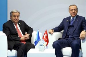 Erdoğan ile BM Genel Sekreteri Guterres g&ouml;r&uuml;şt&uuml;