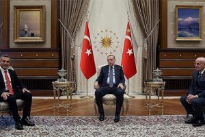 Cumhurbaşkanı Erdoğan, Ulu&ccedil;ay'ı kabul etti