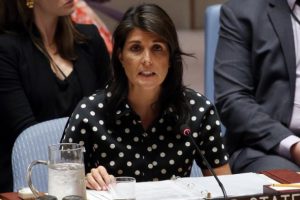 ABD'nin BM Daimi Temsilcisi Haley'den 'canlı kalkan'a kınama