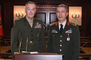 Orgeneral Akar, ABD'li mevkidaşı ile g&ouml;r&uuml;şt&uuml;