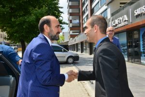 Yıldırım Belediye Başkanı İsmail Hakkı Edebali Bursada Bugün'ü ziyaret etti