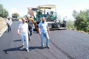 Bursa Mudanya yolları asfaltlanıyor