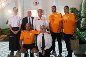 Galatasaray, Tunus Büyükelçiliği'ni ziyaret etti