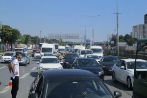 Kadıköy'de trafiği felç eden kaza